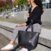 Sac cabas Maéva noir | Dovelya